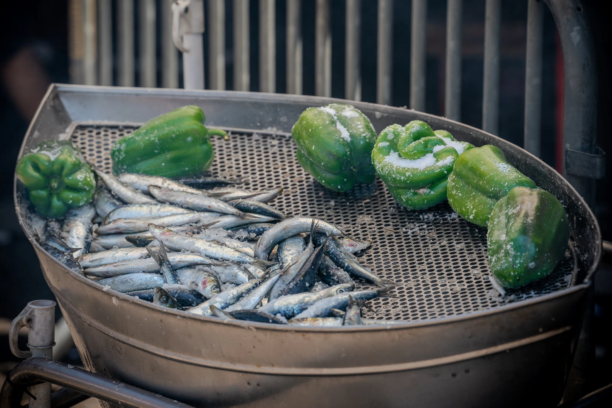 Grilled Sardines, Traditional Sao Joao Food, Porto Portugal